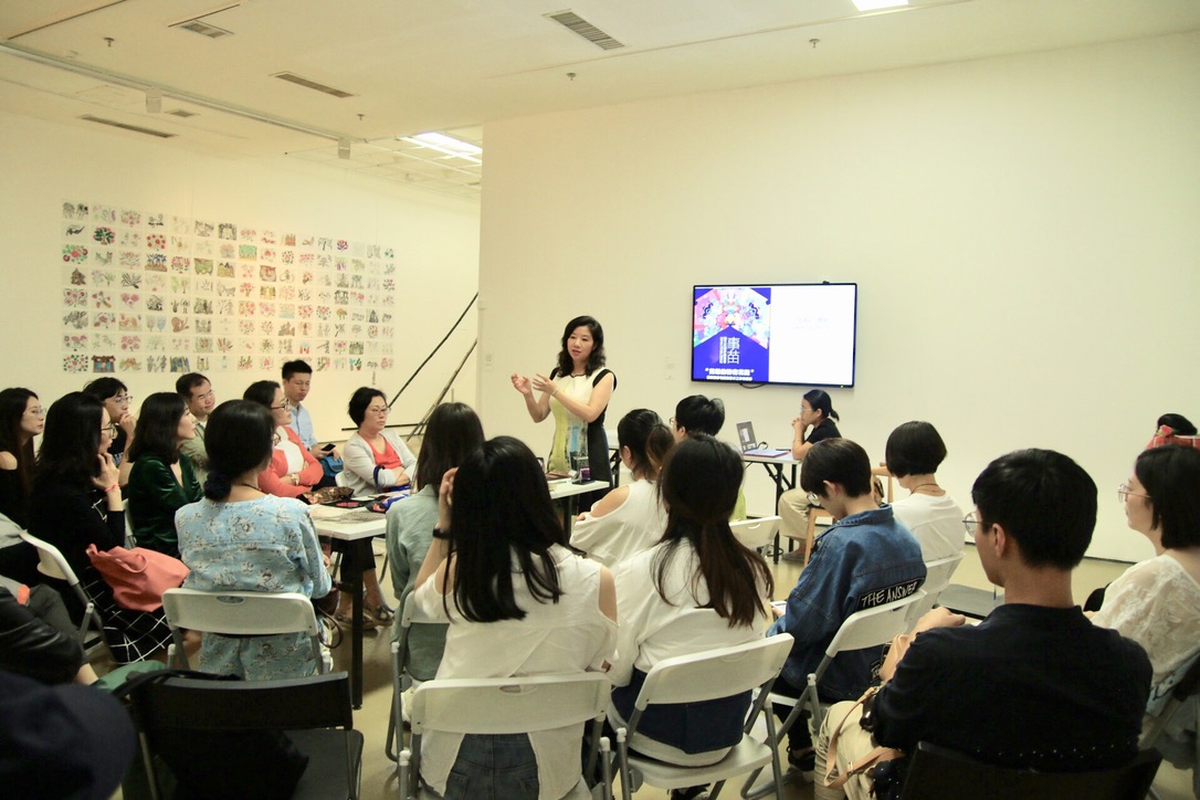 Miao embroidery workshop at Today Art Museum, Beijing