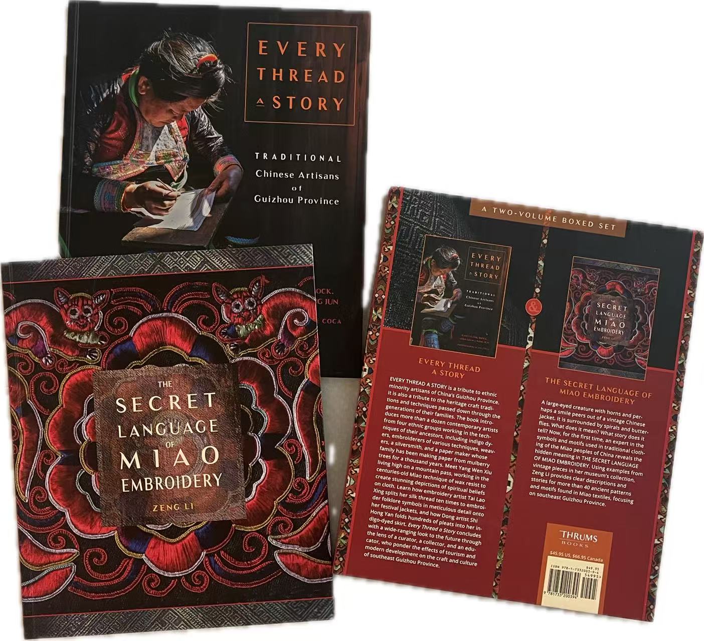 The Secret Language of Miao Embroidery · Book and boxed set