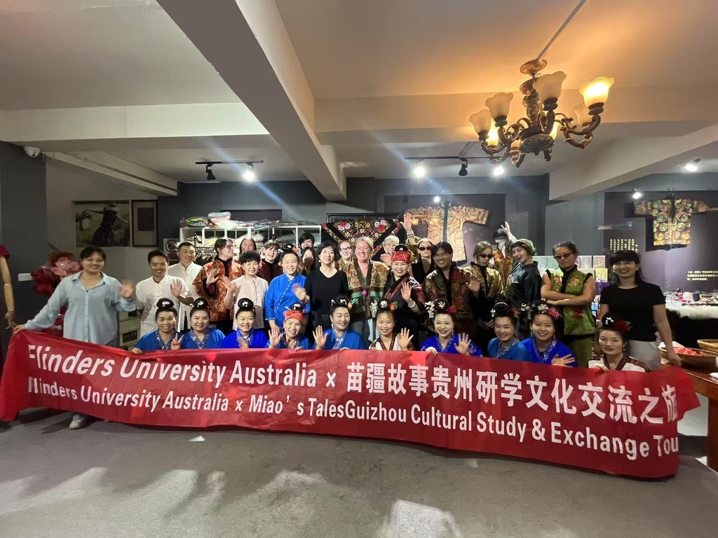 Flinders University cultural study visit and handcraft workshop in Guizhou