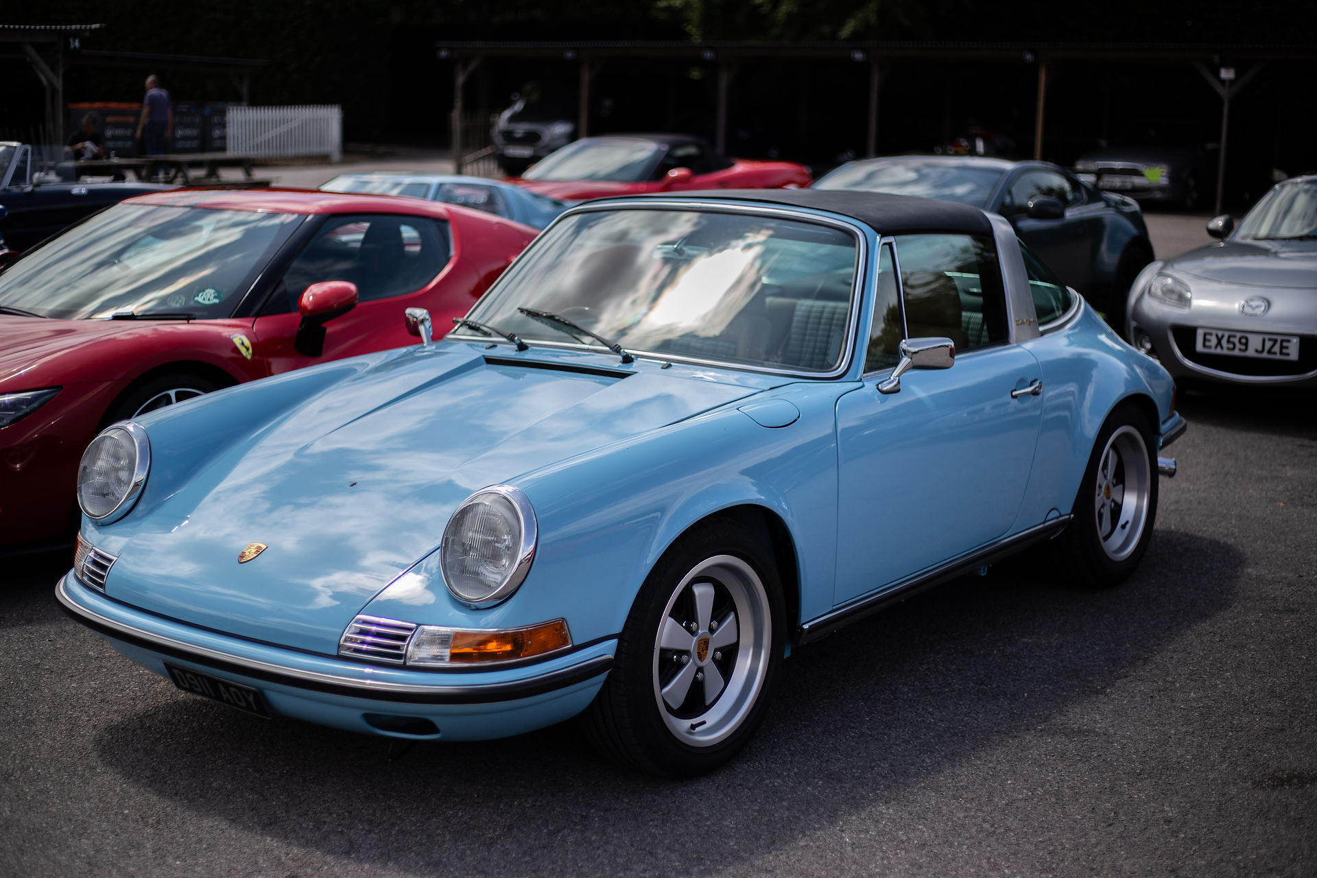 Porsche Car at Goodwood Motor Circuit for Charity Track Day