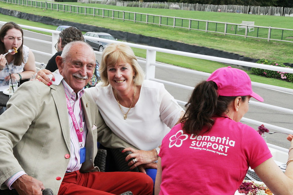 Dementia Support Charity volunteers at Goodwood Motor Circuit Track Day
