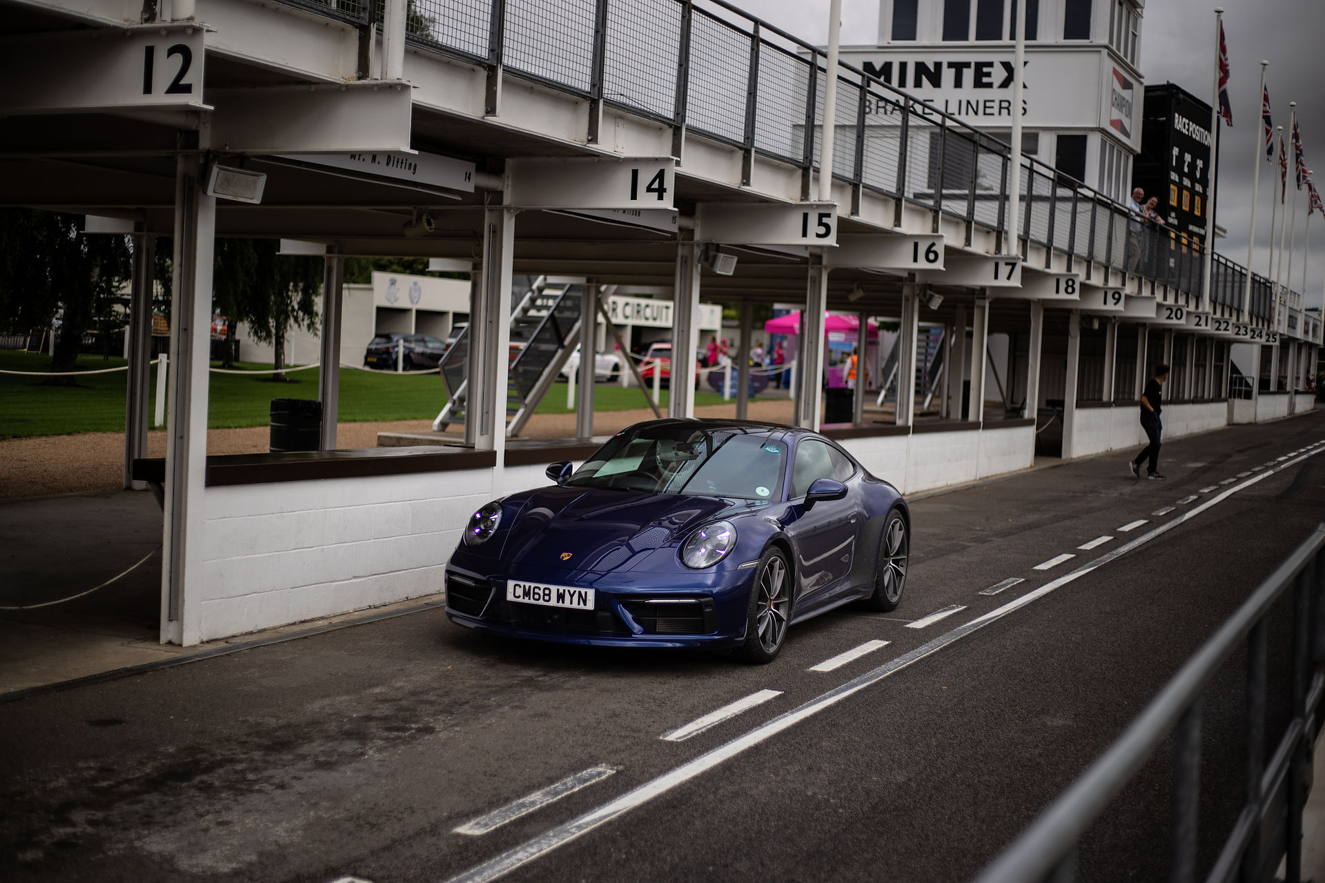 Porsche Car on Goodwood Motor Circuit for Charity Dementia Support's Track Day
