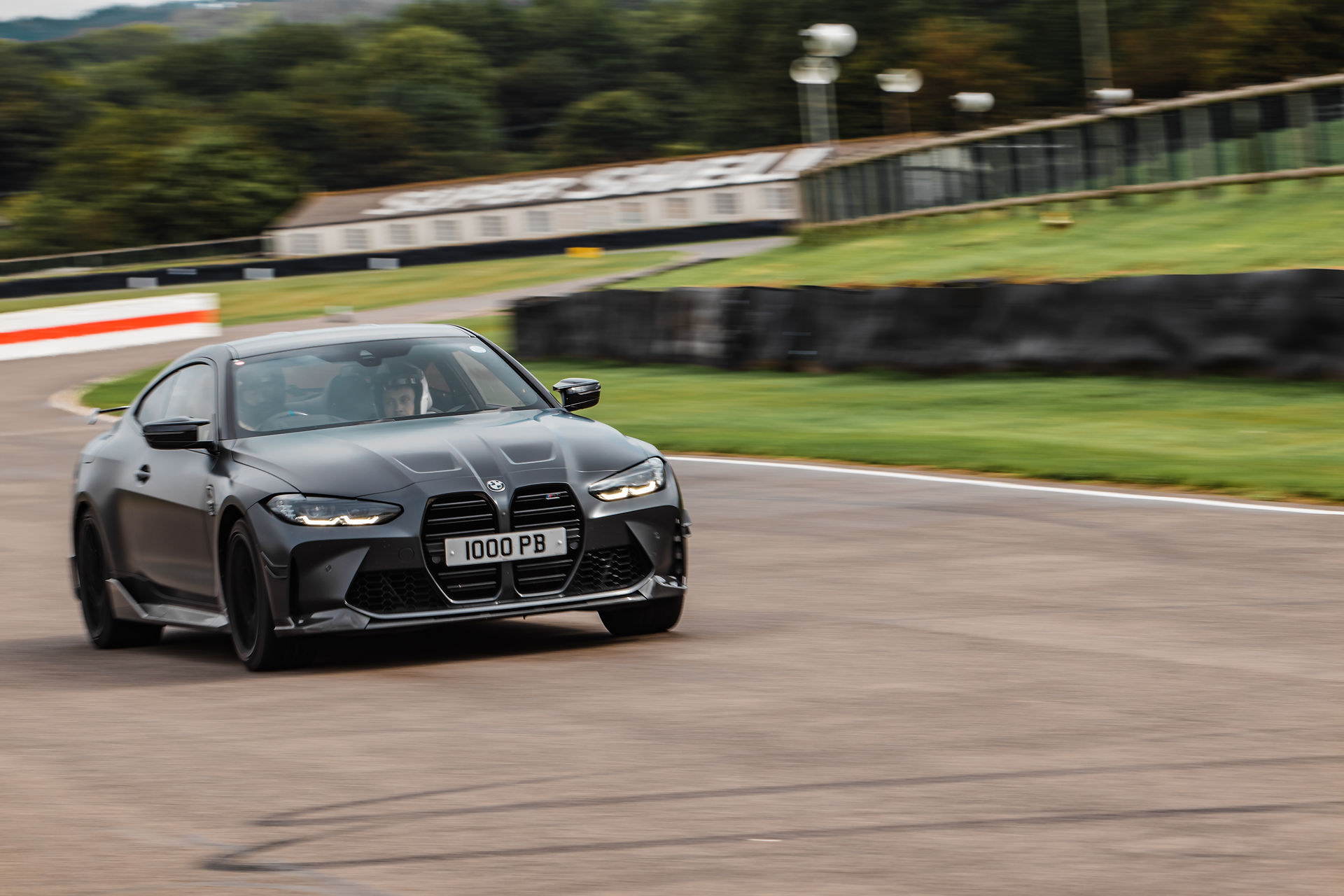 Black BMW on Goodwood Motor Circuit for Dementia Support Charity Track Day