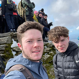 Their grandfather has been diagnosed with Alzheimer's so they wanted to raise money for Sage House by camping and trekking in Snowdonia and reaching the summit of Snowdon via Crib Goch. George and Joe arrived in a very cold Snowdonia on Good Friday. They caught the snowdon sherpa bus to Pen y Pass and ascended on the Pyg Track and then Crib Goch, which was a real adventure (this is the hardest route up and they saw Mountain Rescue helicopter someone off the arete). There was a lot of snow on the summit. They got up and down in 5 hours. They only stayed one night as their mattress deflated and it was too cold to use camping gas! But it was a great adventure and they raised £300! Well done boys!