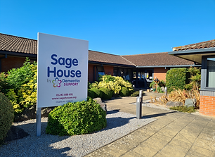 The front of Sage House dementia hub
