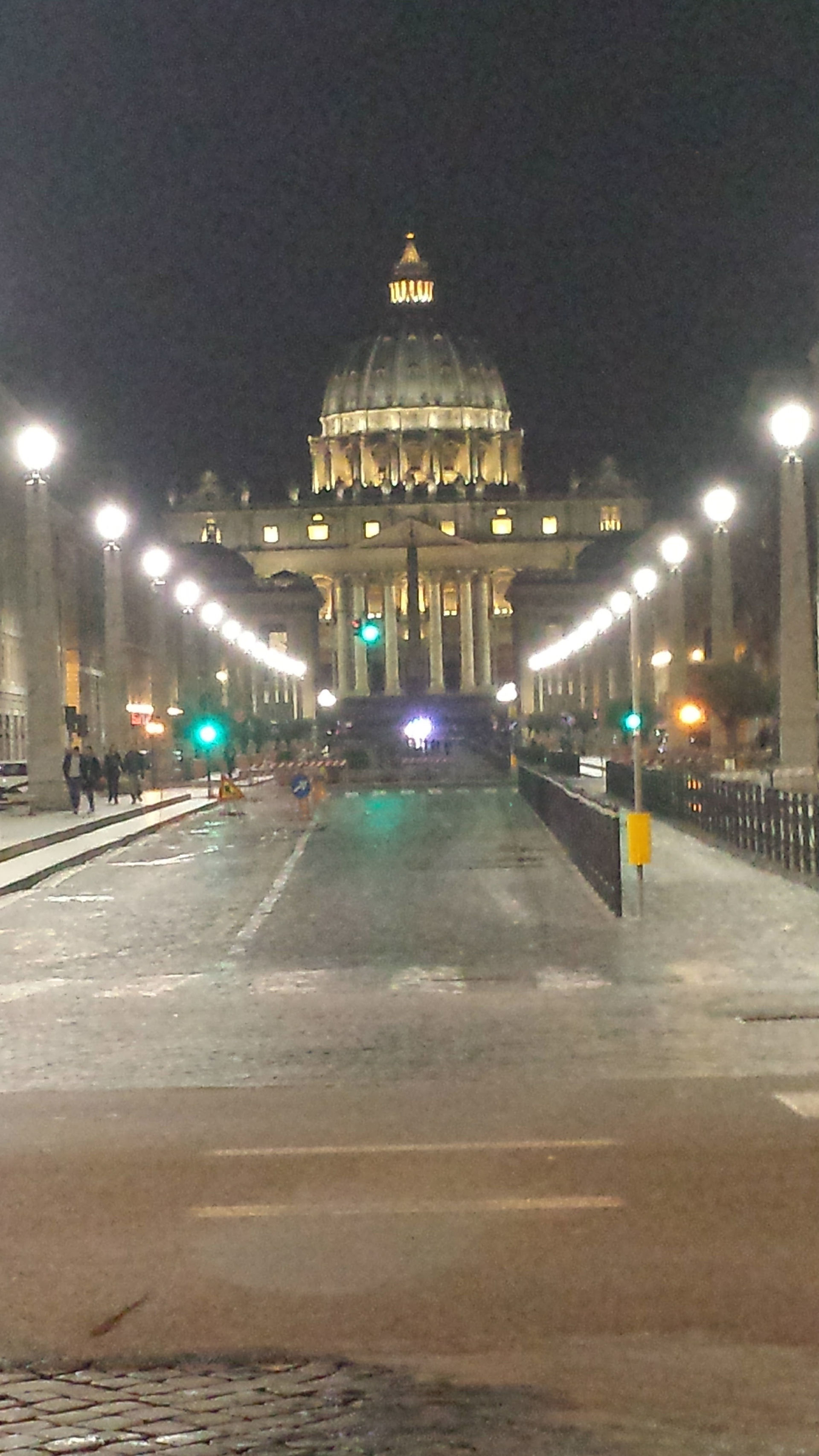 Night Visual of Vatican City