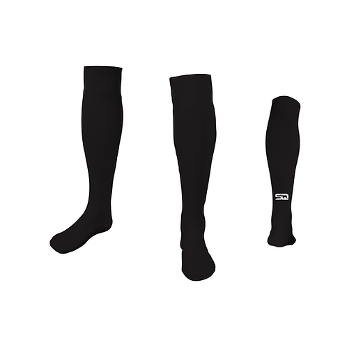 SQ Athletic Socks Black (Pack of 6)