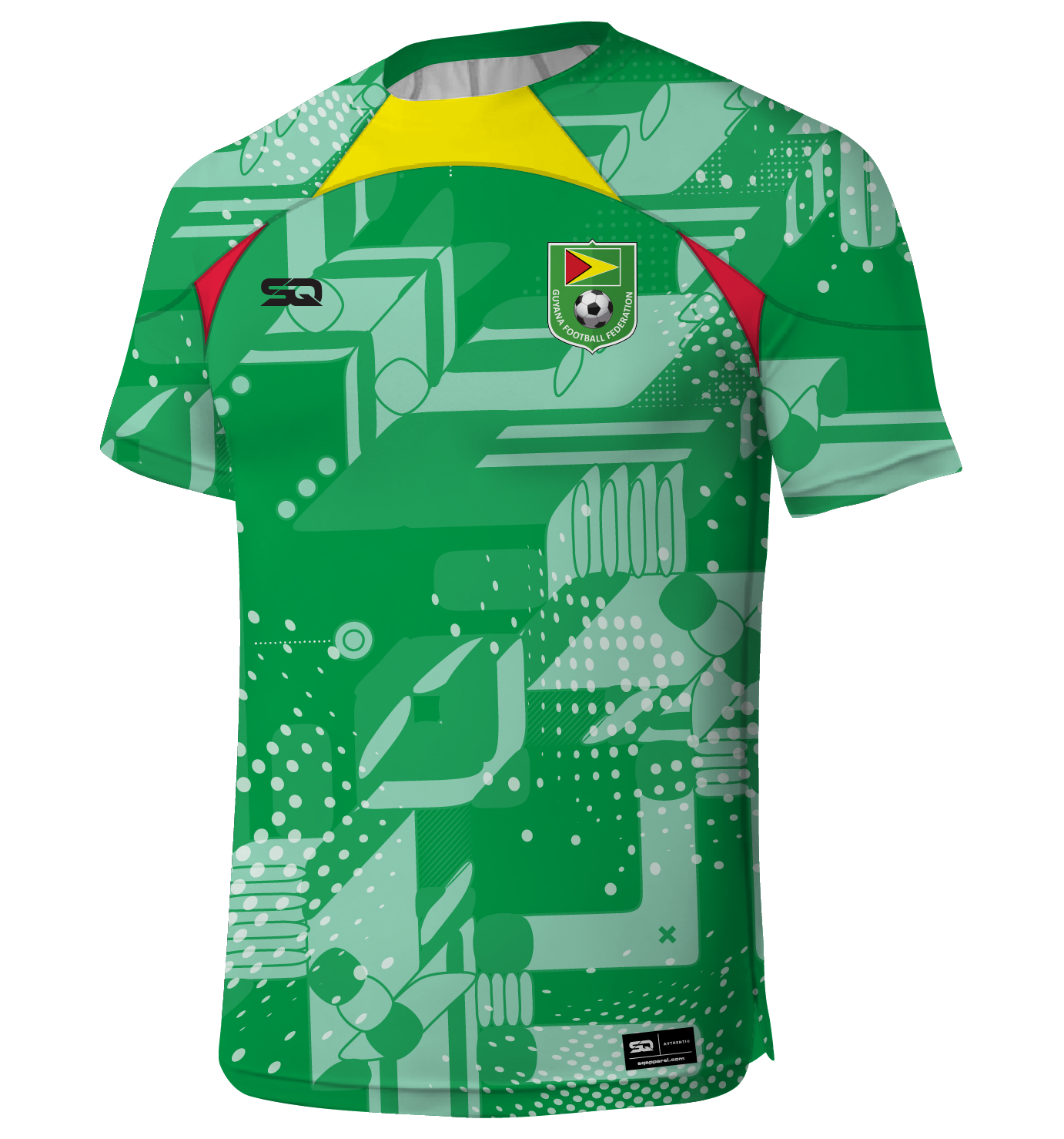 Official 2024 Guyana Jaguars Jersey - Green