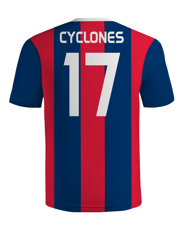 Thumbnail: Cyclones Player Game Jersey Navy-Red