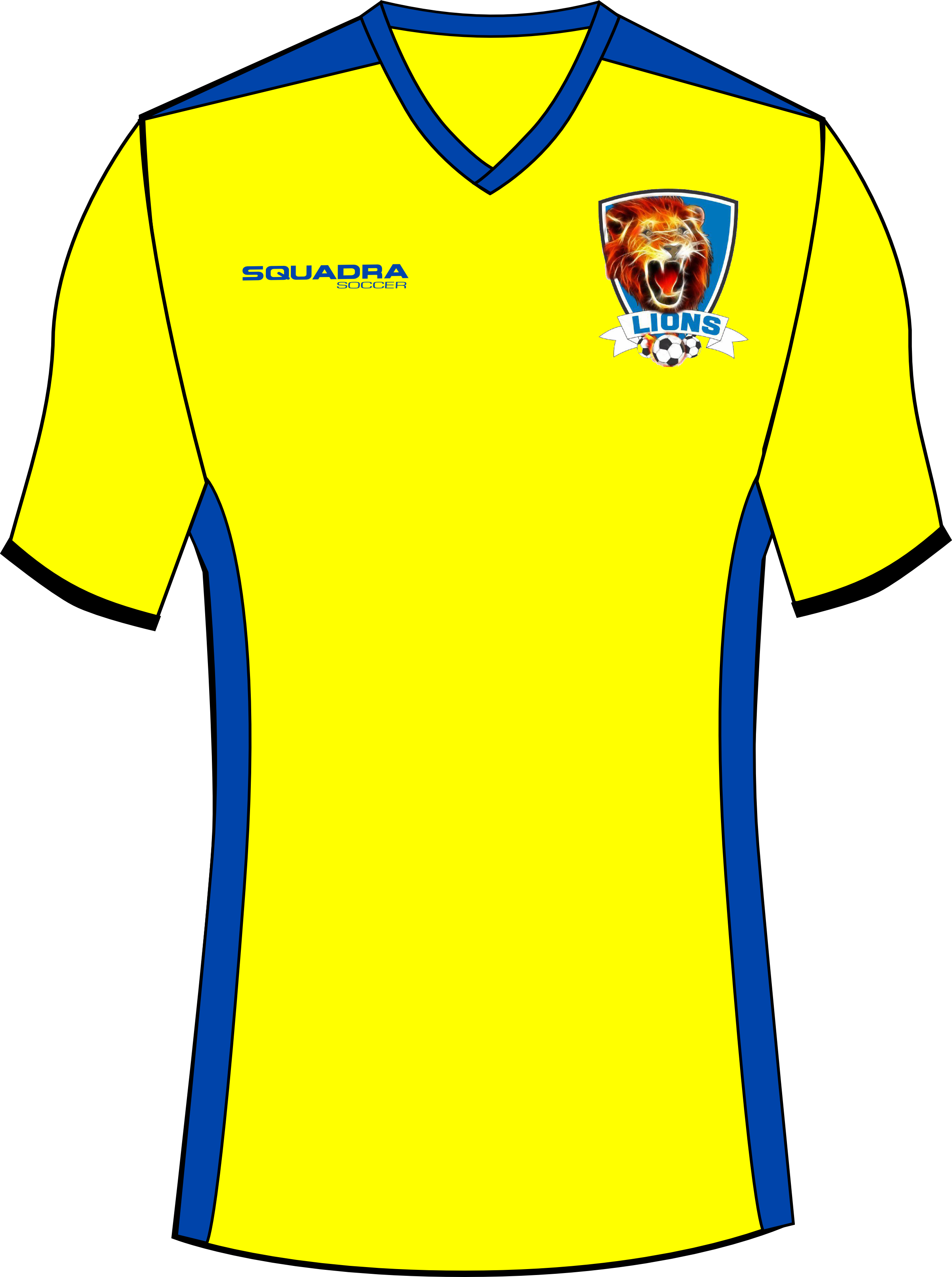 Naples Lions GK Game Jersey Yellow