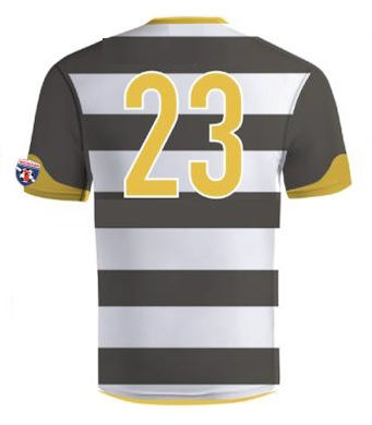 Thumbnail: VARDAR Game Jersey White-Grey with Player Name