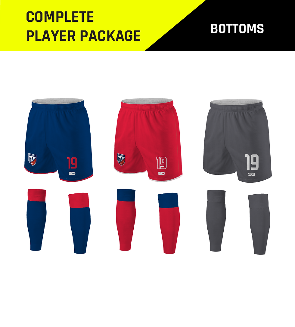 Founders FC COMPLETE Player Package Bottoms