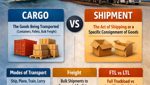 Shipped as Cargo Explained: Cargo vs Shipment for UK Businesses