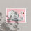 Thumbnail: Swan with pink fine art print