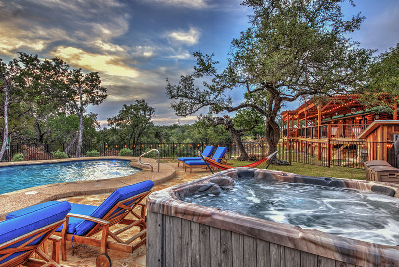 Camp-David-Retreat-Dripping-Springs-TX-pool, hot tub, views, private, outdoors, relaxing