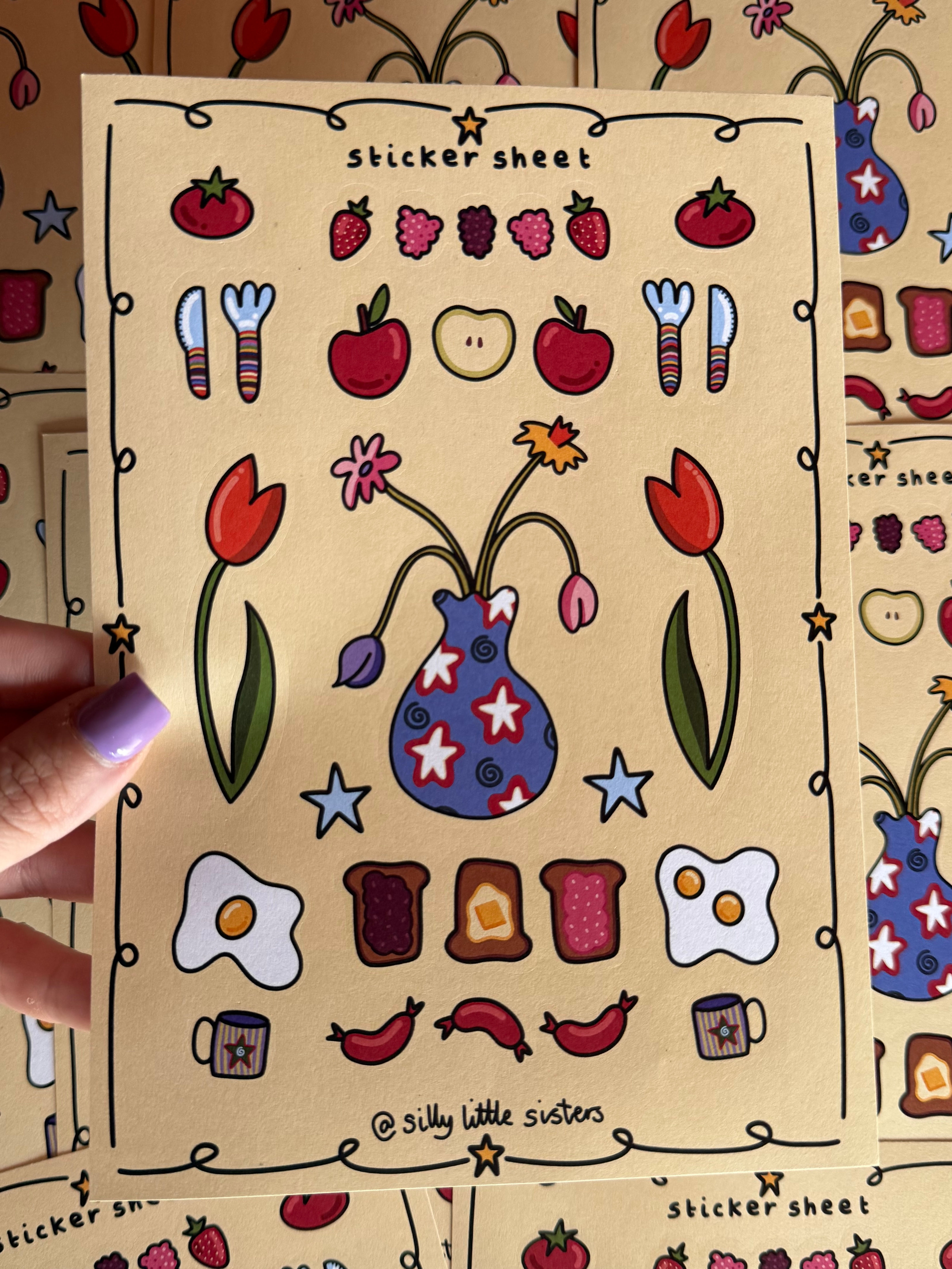 Breakfast Sticker Sheet