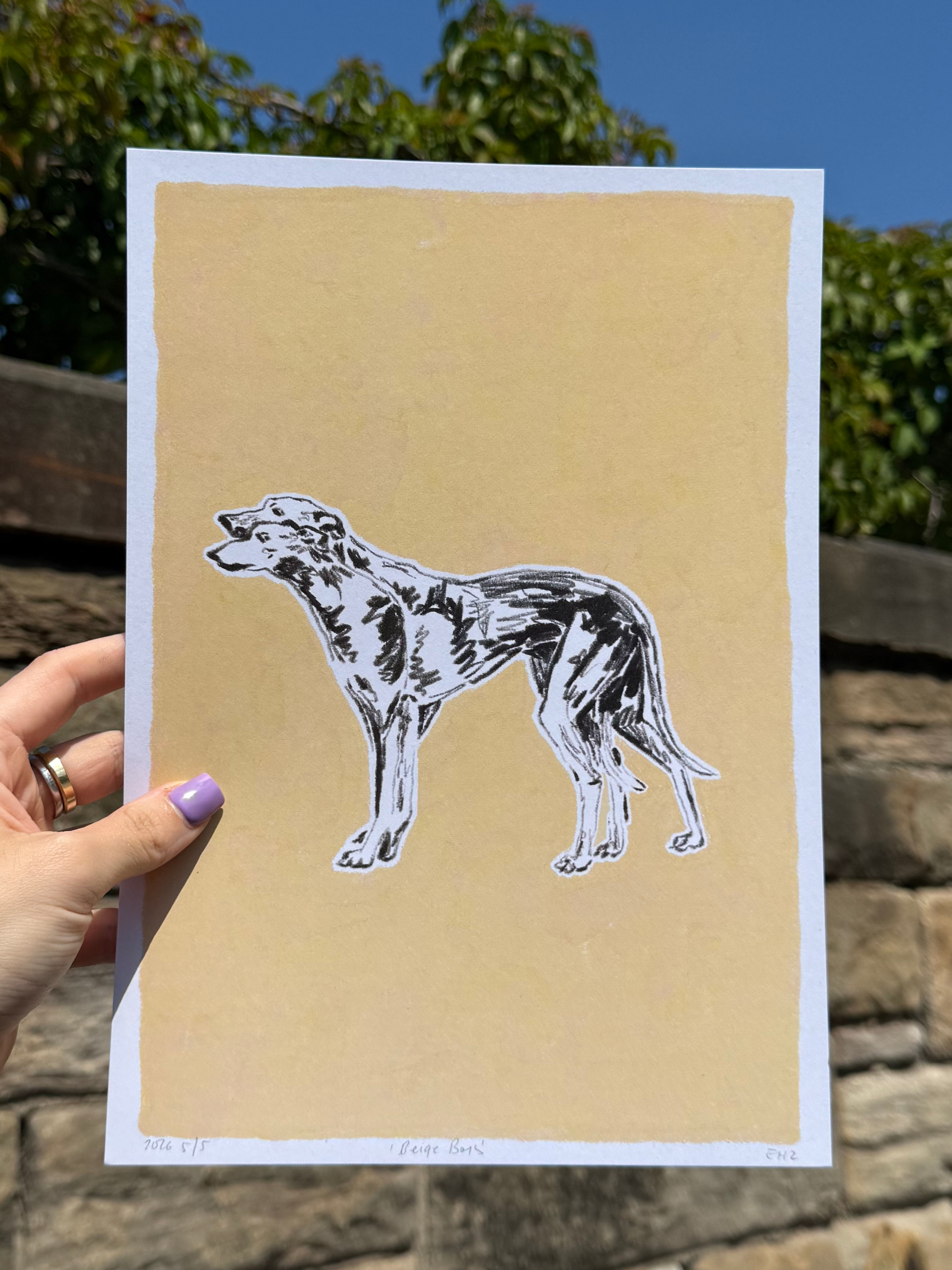 ‘Beige boys’ Limited run Print - 8 x 11.5