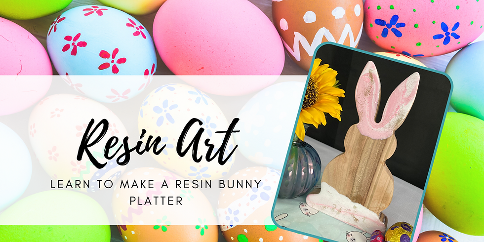 ESK - GRAND HOTEL - Learn to resin a Easter Bunny Board 