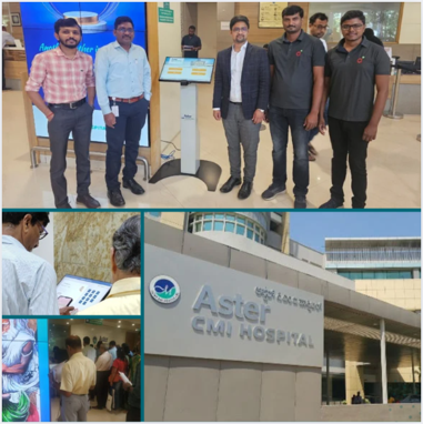 Kiosks launched at Aster CMI Hospitals (Bengaluru)