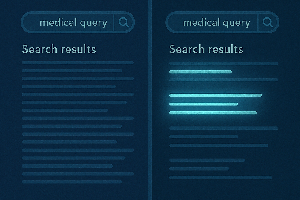 A contextual AI search