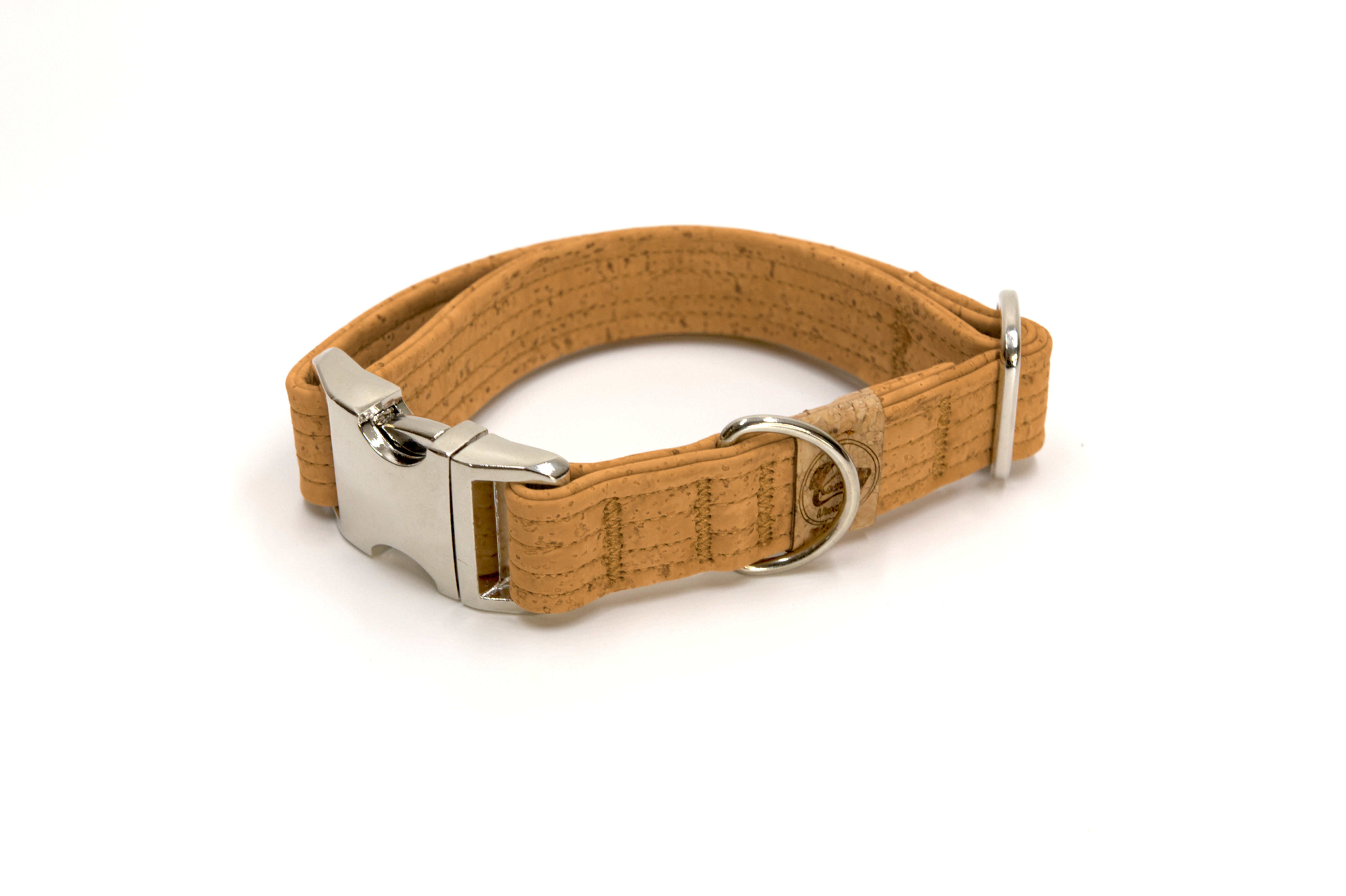 Beige Hundeleine aus Kork, vegan und nachhaltig