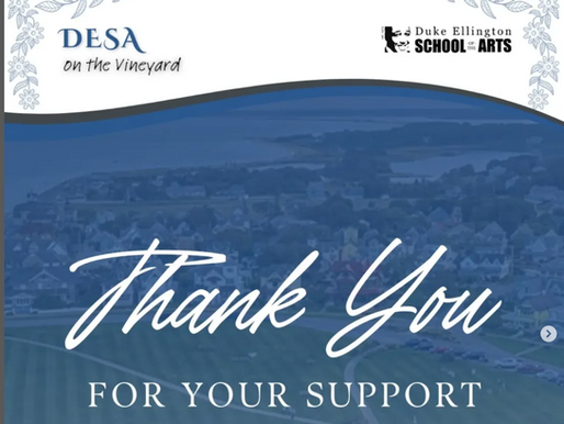 DESA on the Vineyard - Thank You for Your Support