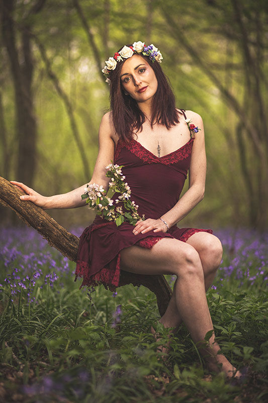 Thumbnail: Outdoor portrait in Linford Wood, Milton Keynes