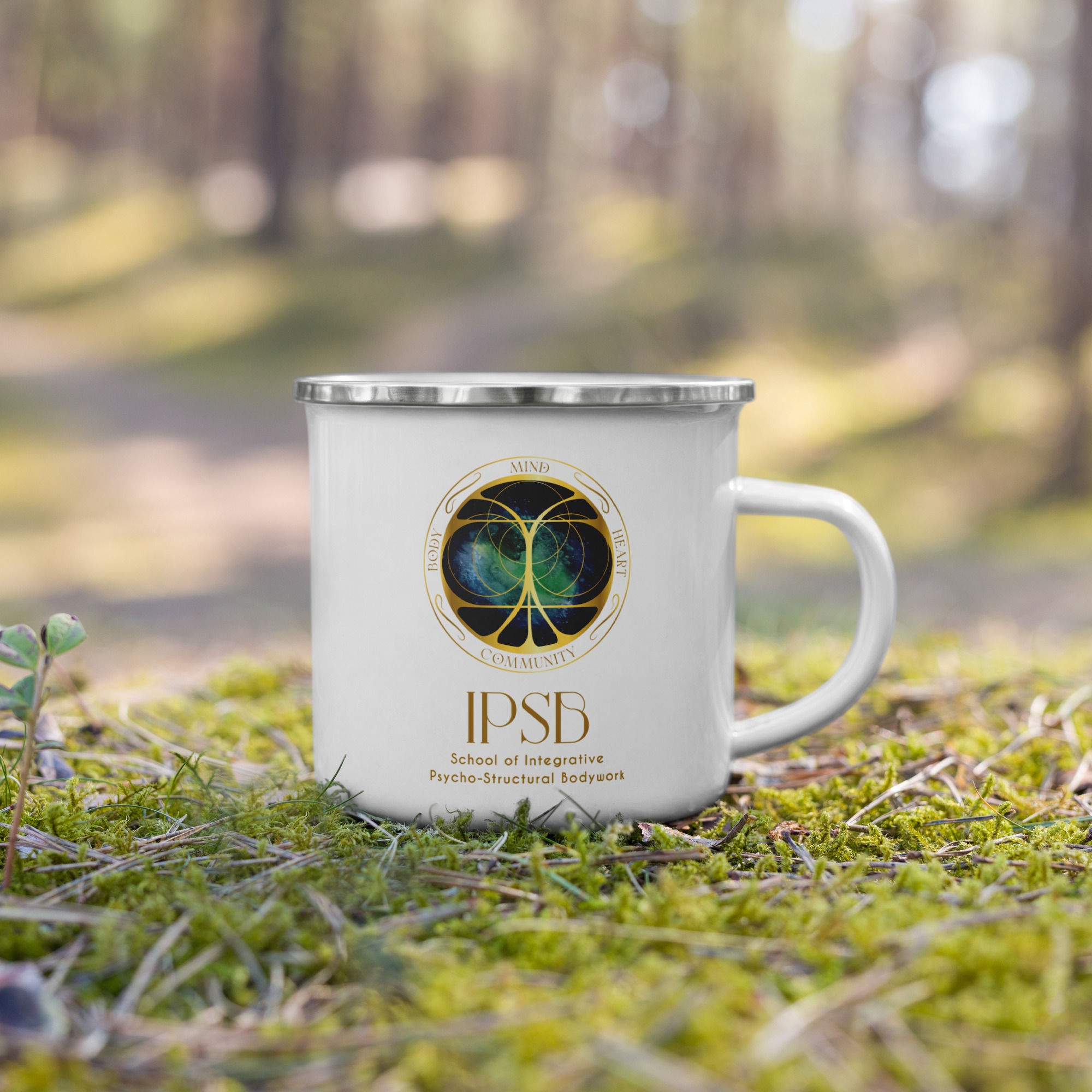 IPSB Logo Enamel Mug