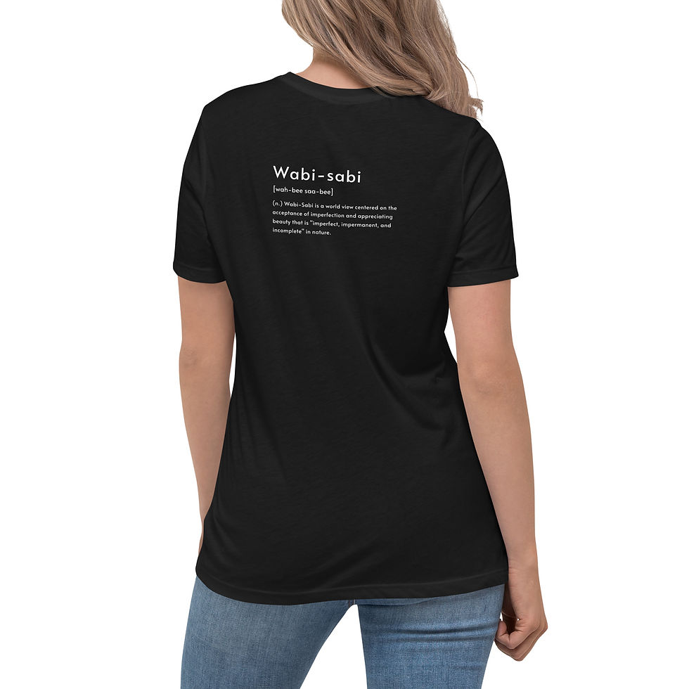 Women's “Wabi-Sabi” Relaxed T-Shirt (Dark Colors)