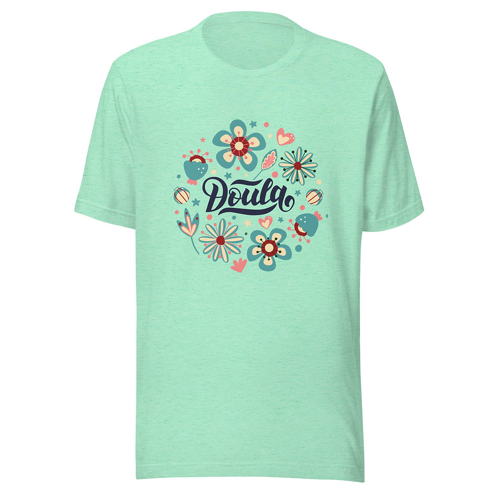 Thumbnail: Unisex “Doula Definition” T-shirt (Light Colors)