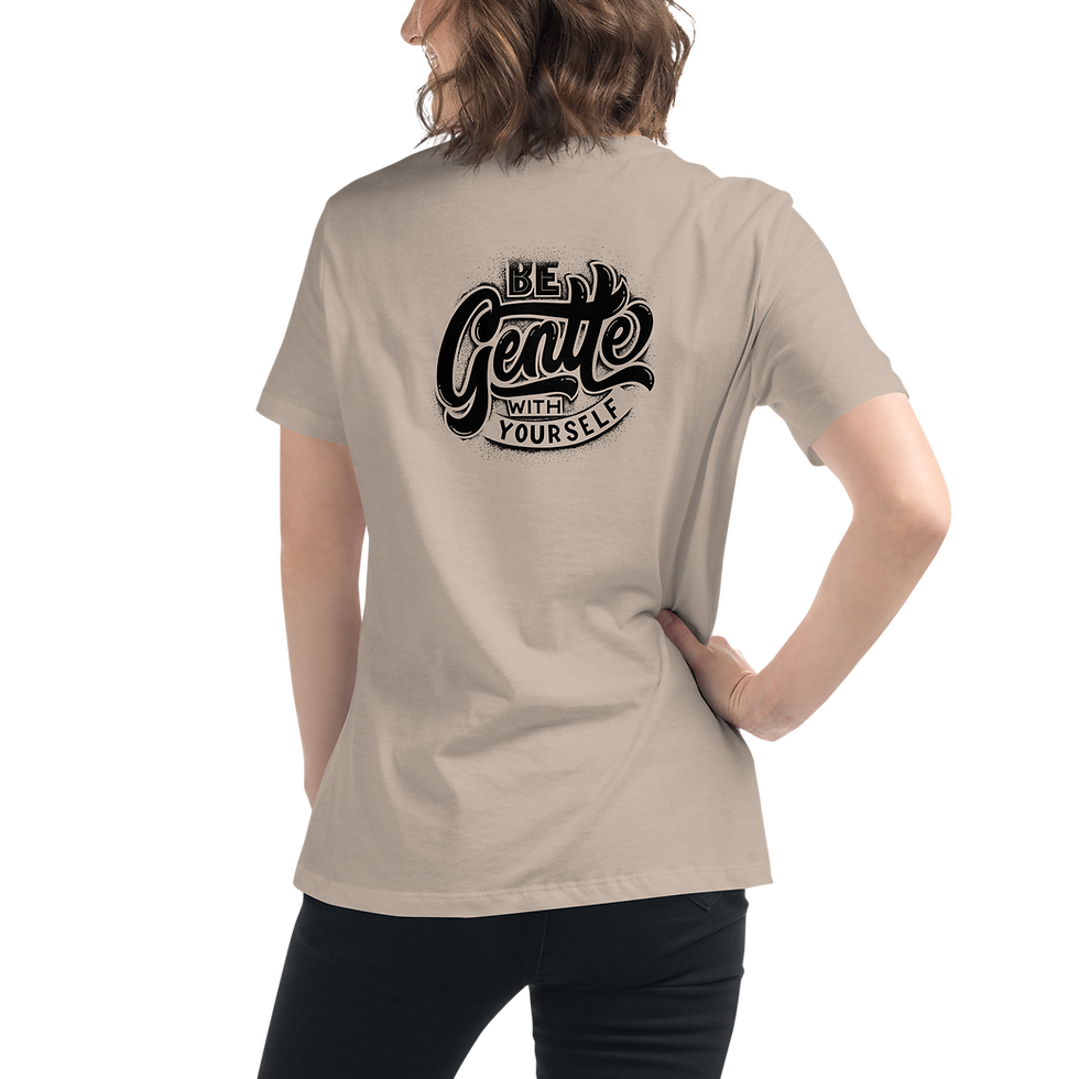 Thumbnail: Women's “Doula - Be Gentle With Yourself” Relaxed T-Shirt (Light Colors)