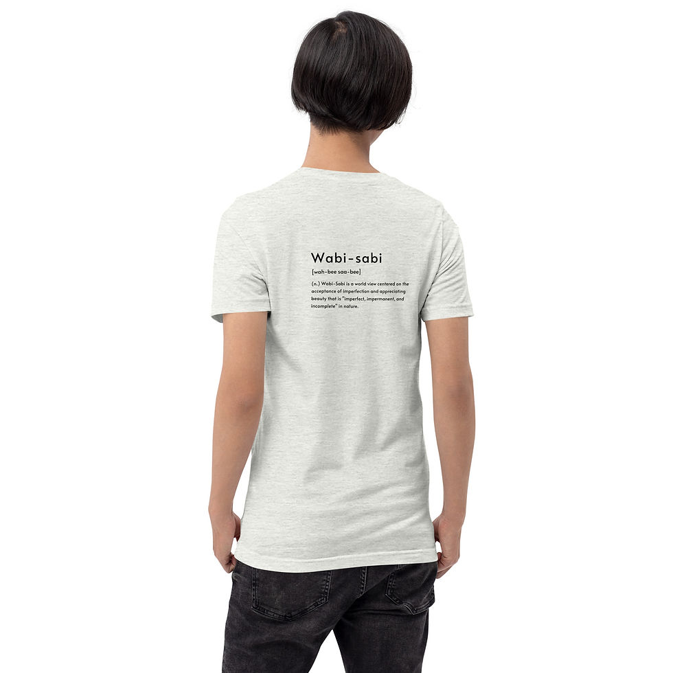 Thumbnail: Unisex “Wabi-Sabi” T-shirt (Light Colors)