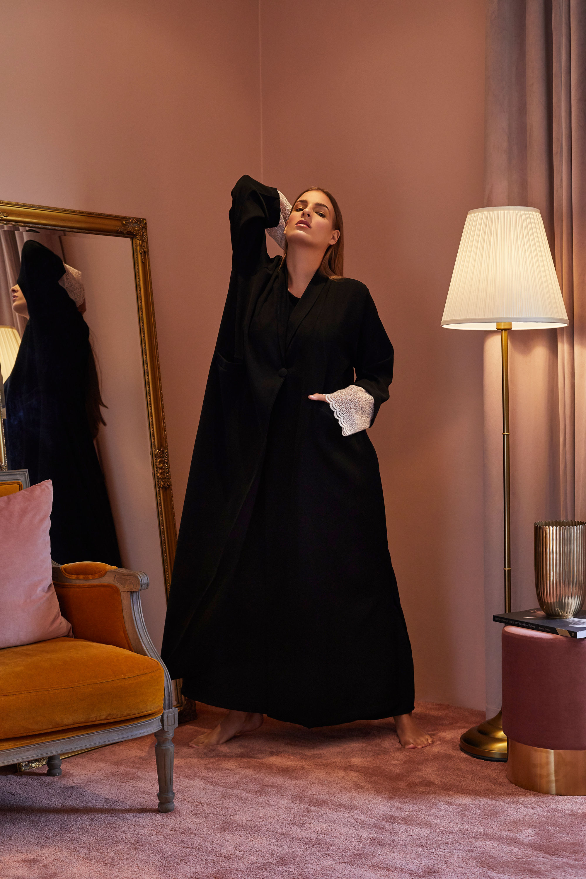 boudoir jacket abaya