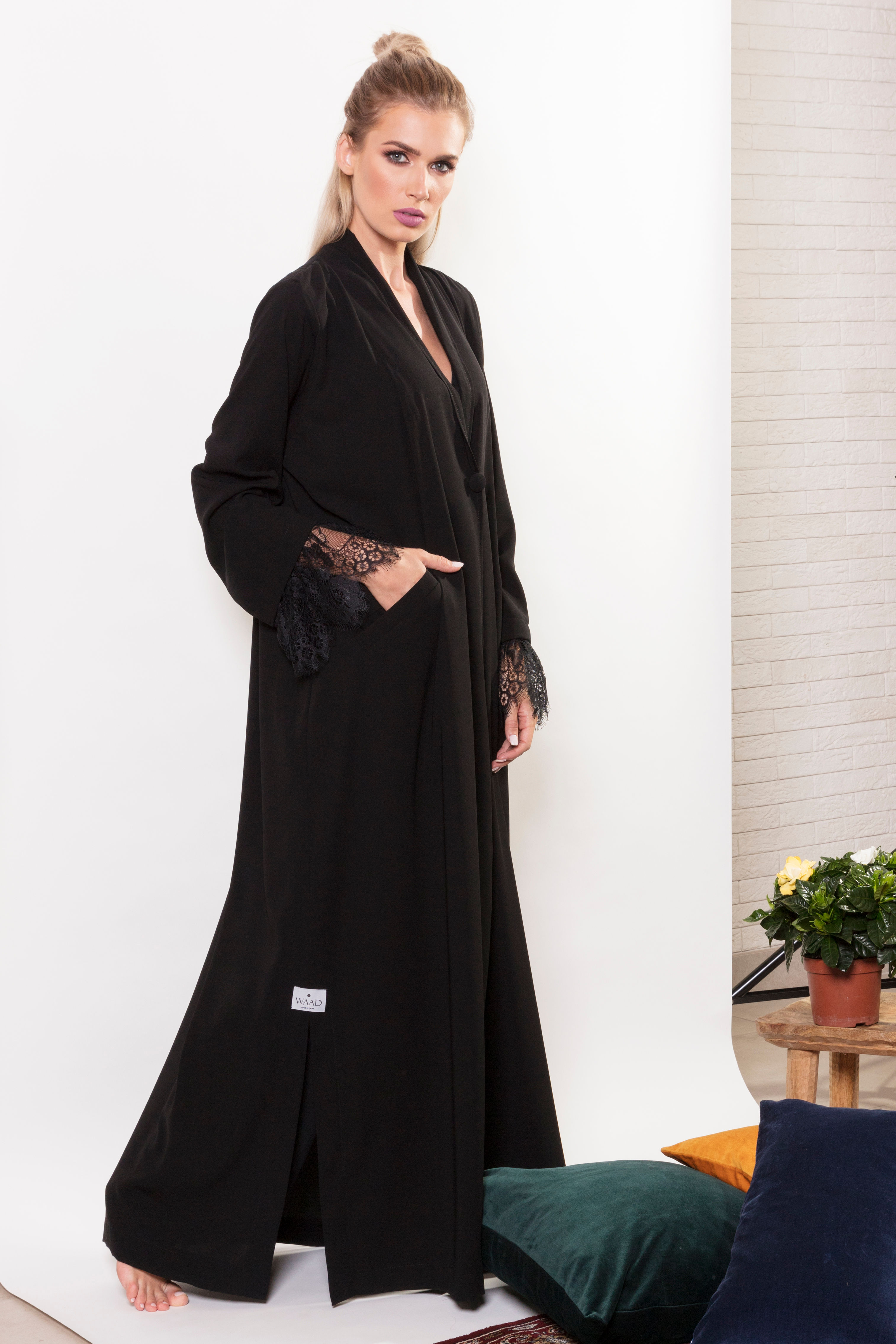 Jacket Abaya with lace