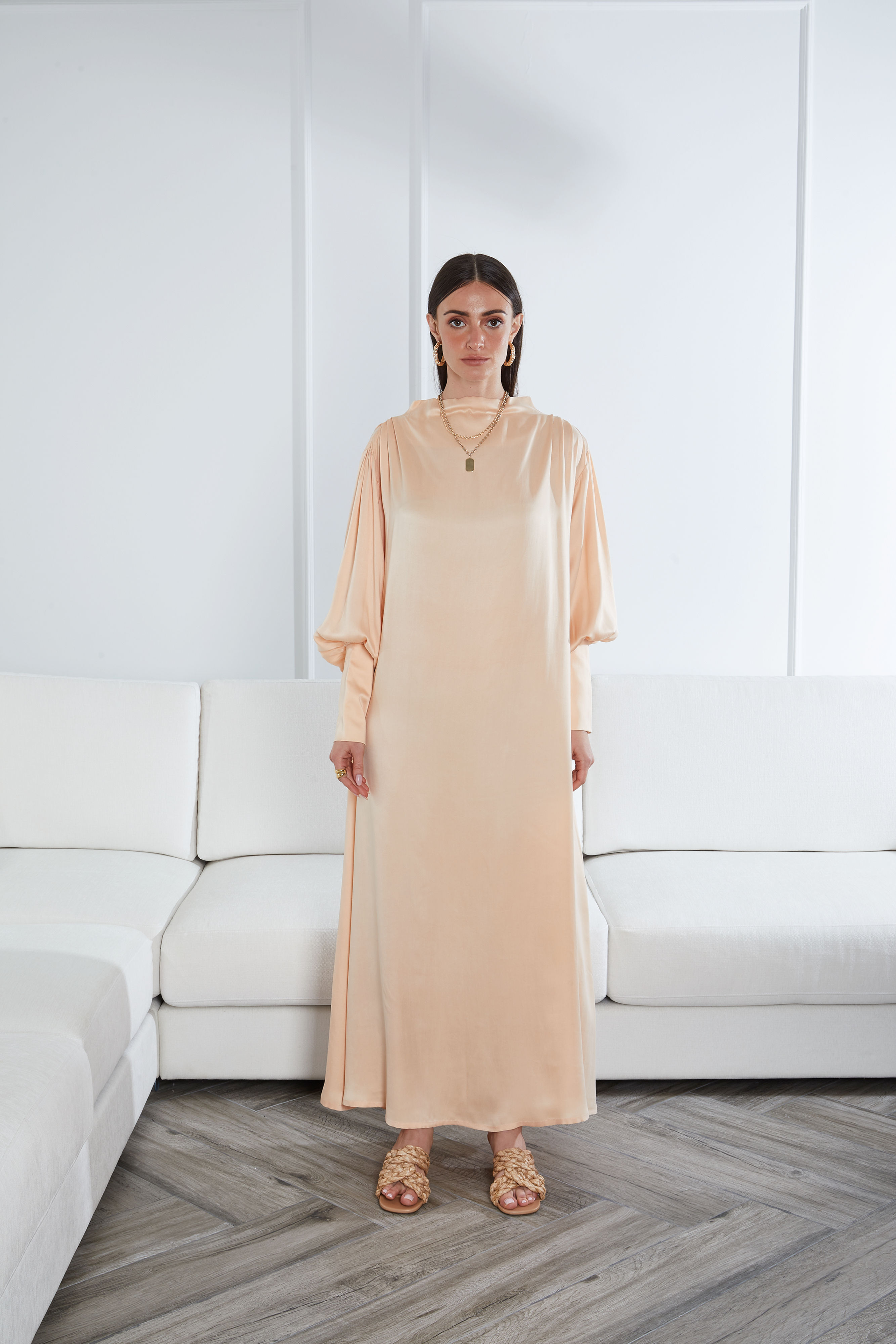 The Ghalia dress in silk
