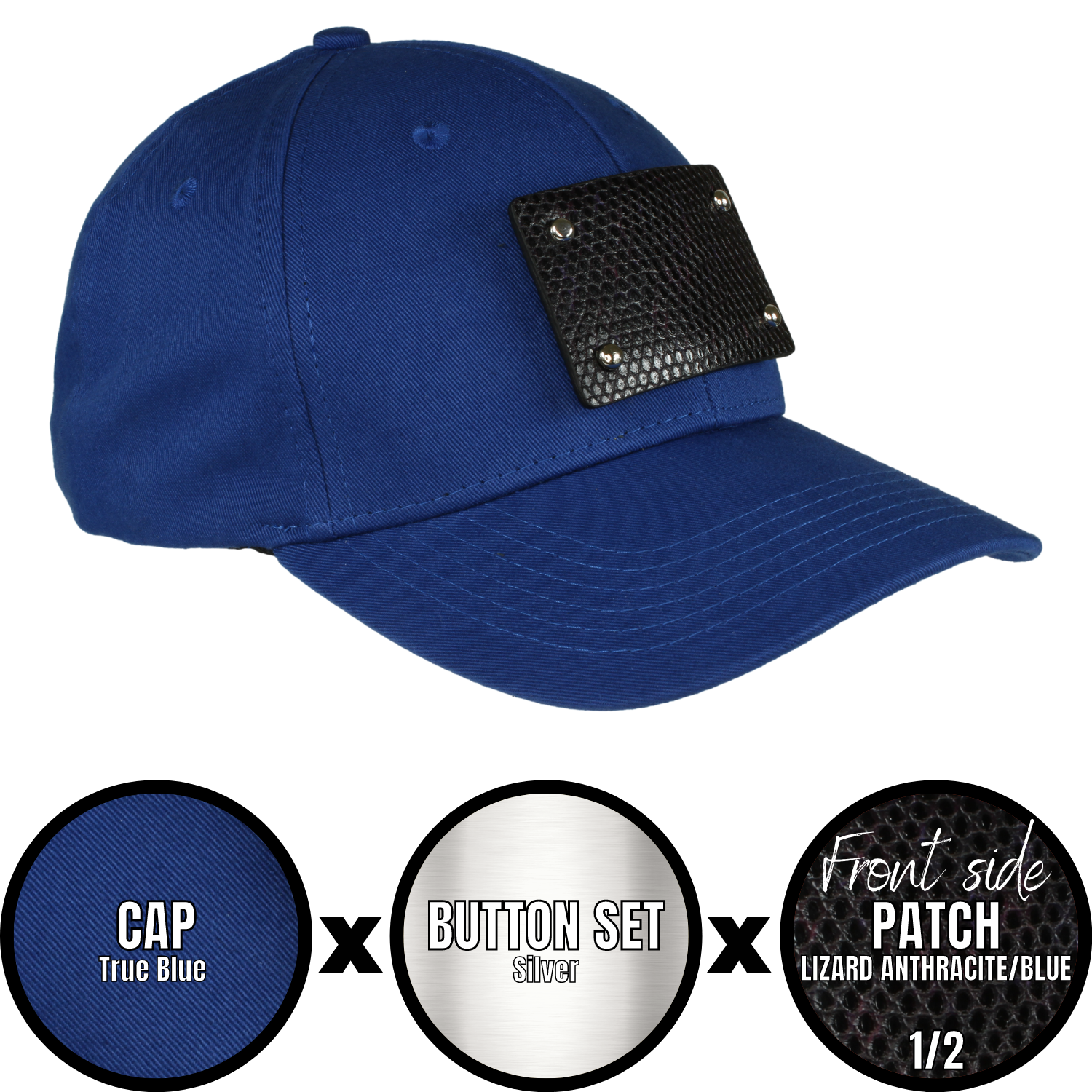 Blue | Lizard anthracite/blue