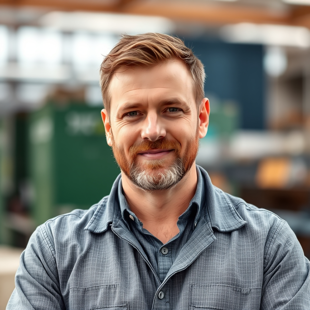 Mark the middle aged field sales guy - smart haircut and tidy goatee (not a beard) - head