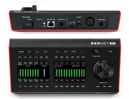 Dante audio interface input