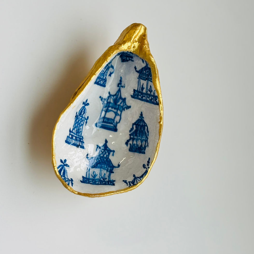 Blue Pagoda Oyster Shell
