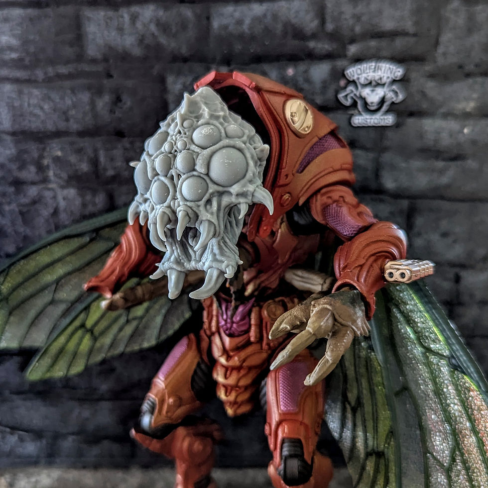 Thumbnail: Wickman/Wolfking 12 in 25: EELLAAGGRRAARR Head Sculpt