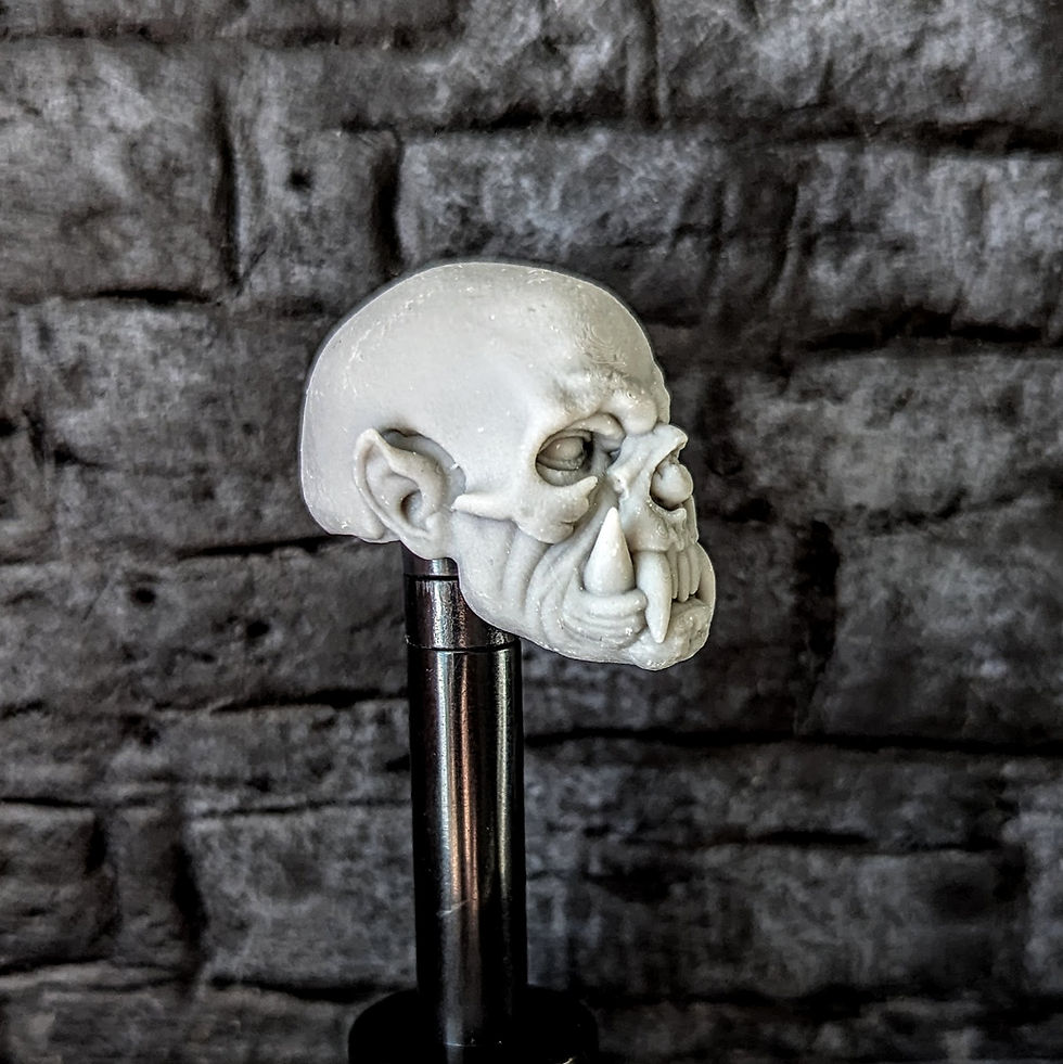 Thumbnail: Skull Mask Ogre Head Portrait: Brute Scale