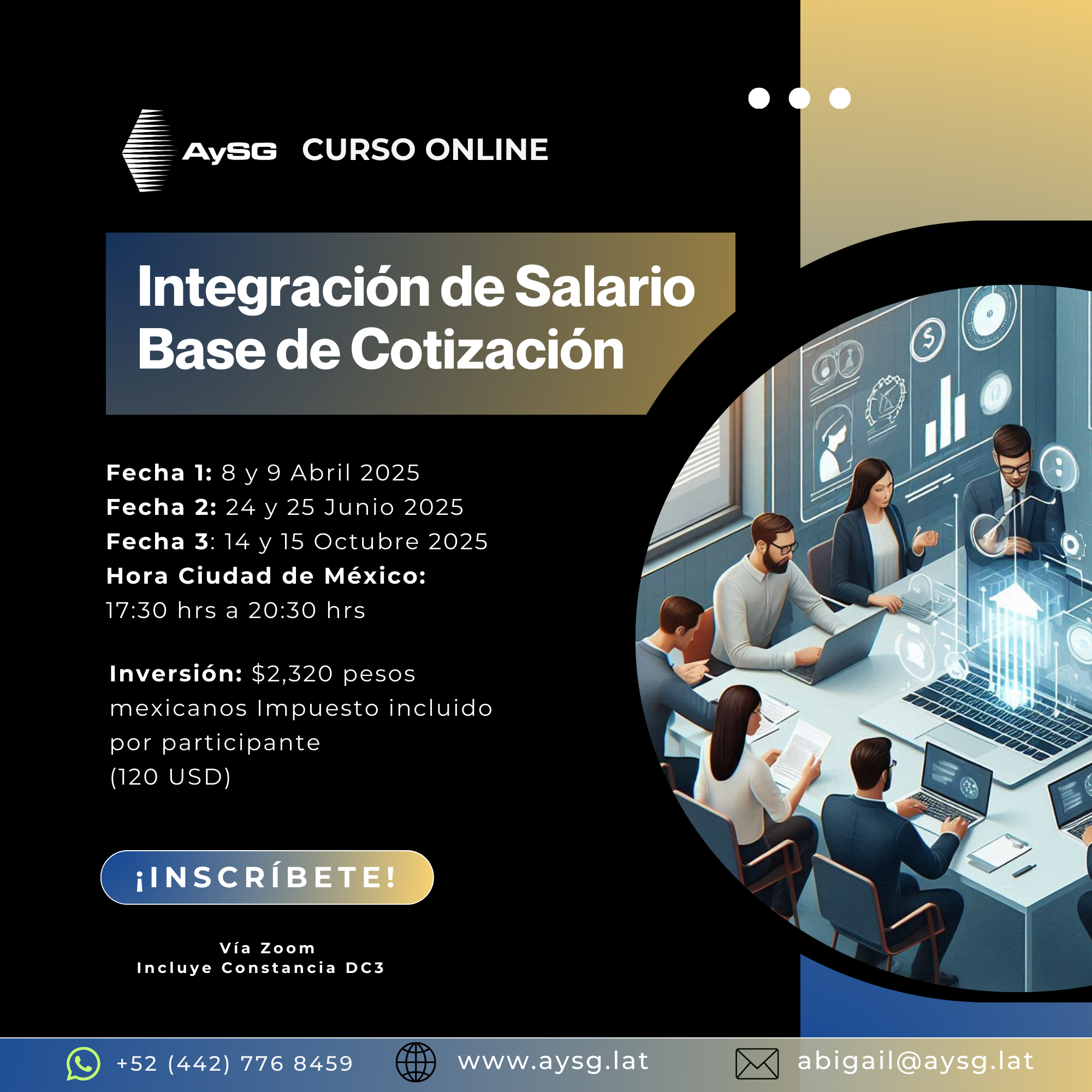 Curso Integración Salario Base de Cotización
