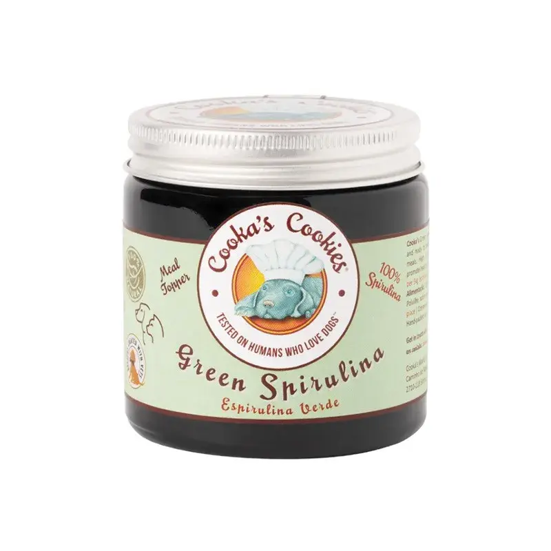 Miniature : Booster de repas spiruline verte chien et chat - Cooka’s Cookies
