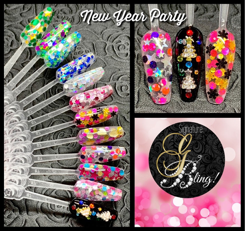 Miniature : Coffret de paillettes “New Year Party”