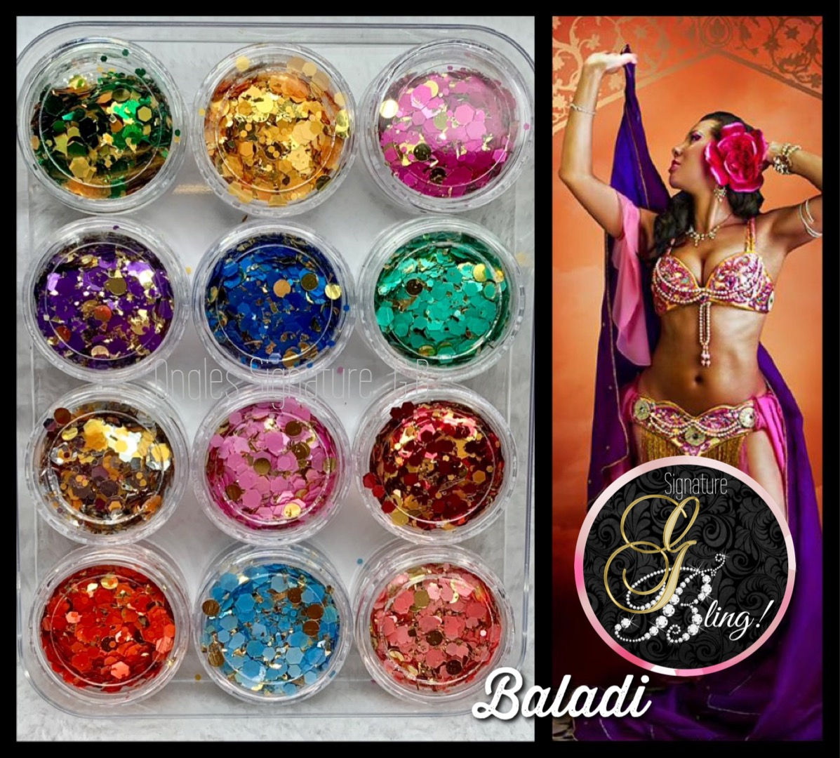 Coffret de paillettes thématique “Baladi”DISC.