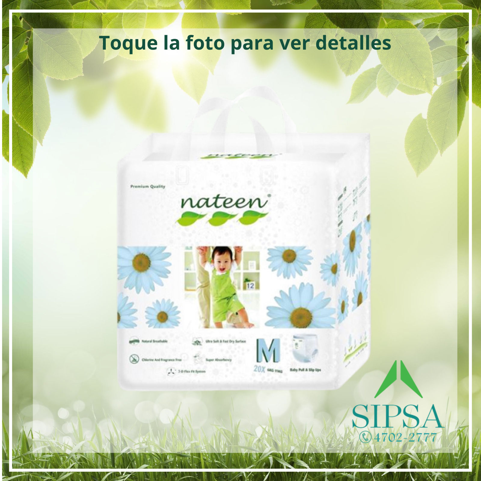 PAÑAL PARA NIÑO PULL-UP NATEEN PREMIUN M 20 UNIDADES