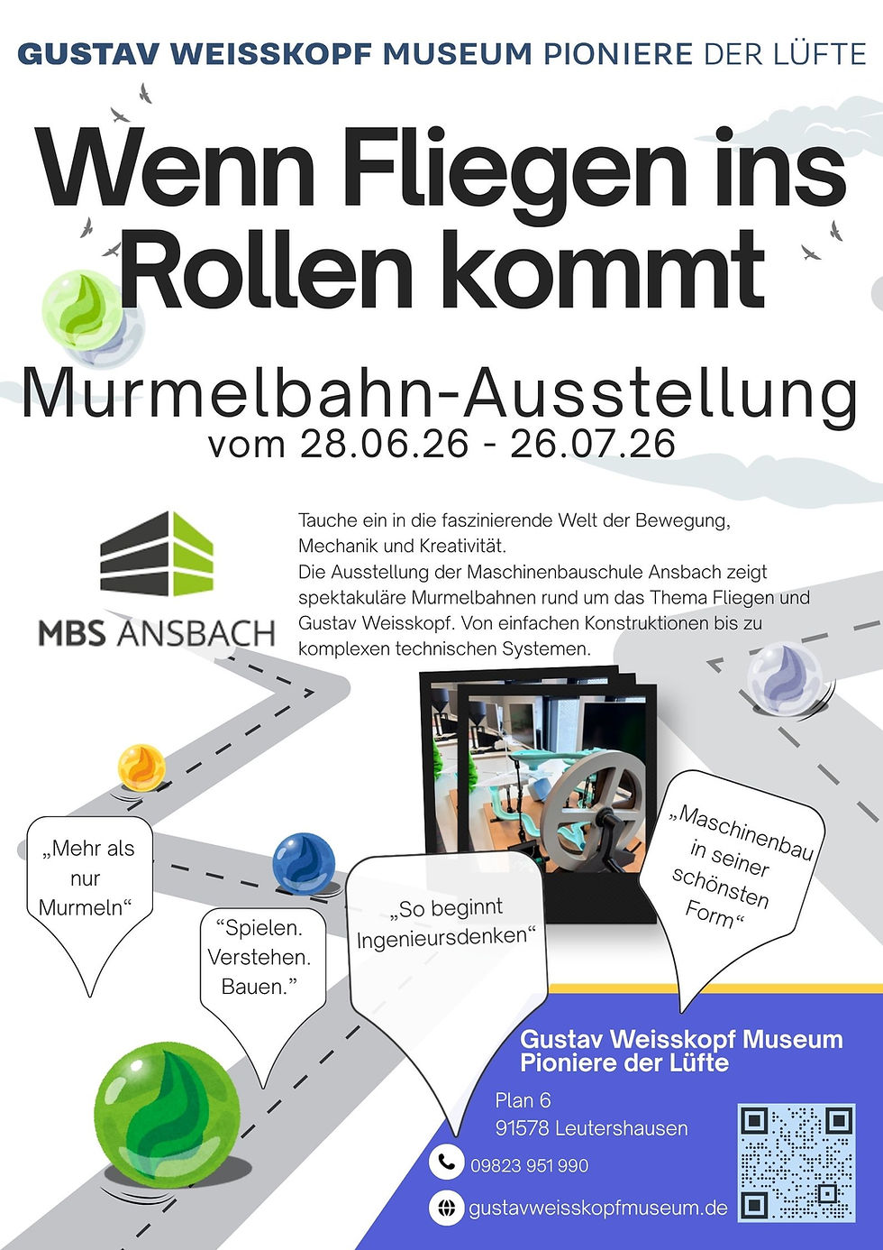 Ausstellung der Maschinenbauschule Ansbach
