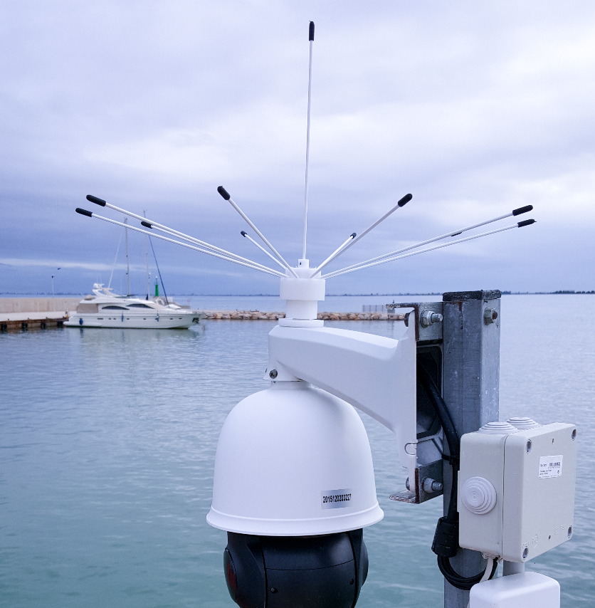 Eolo Guardian instalado en camara de seguridad