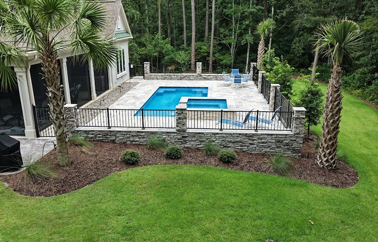 Ocean ridge pool garden oasis