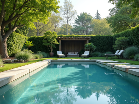 Integrated Outdoor Designs: Landscape and Pool Harmony for Your Home